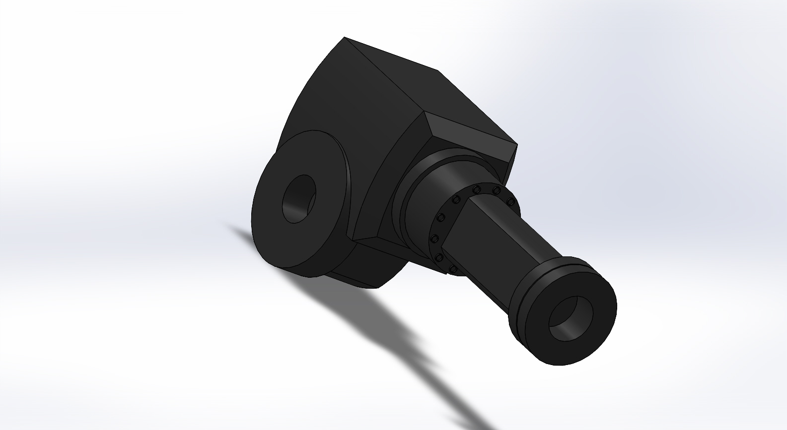 简易机械臂3D数模图纸 Solidworks设计